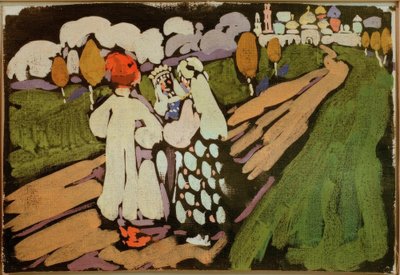 Russian Scene by Wassily Kandinsky